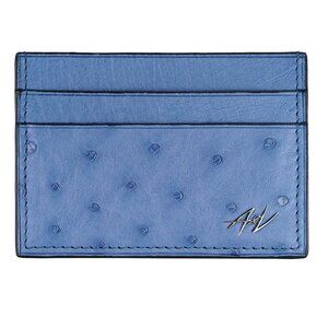 Ostrich Leather Cardholder – Slim & Timeless - Lazy Sunday
